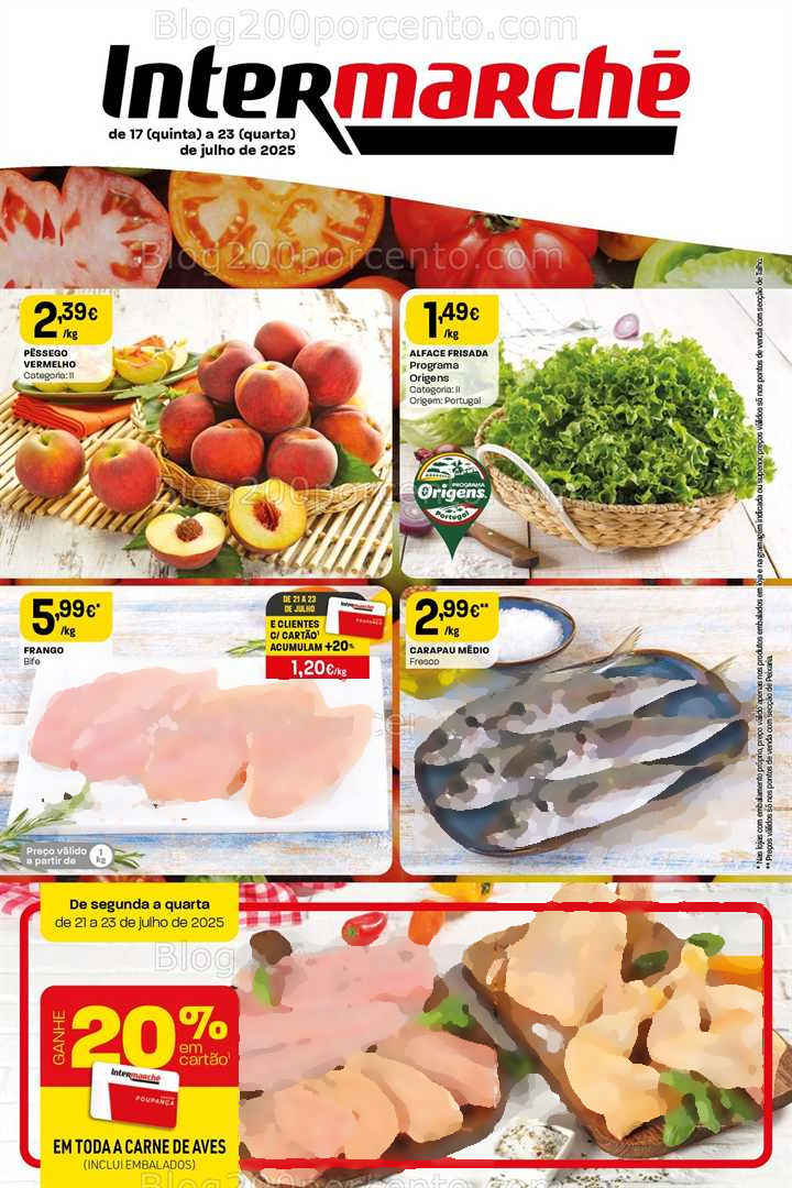 Antevisão Folheto INTERMARCHÉ Super Promoções de 17 a 23 julho