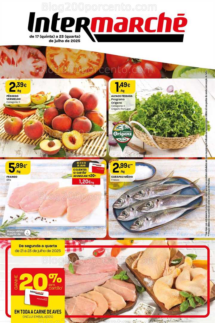 Antevisão Folheto INTERMARCHÉ Super Promoções de 17 a 23 julho
