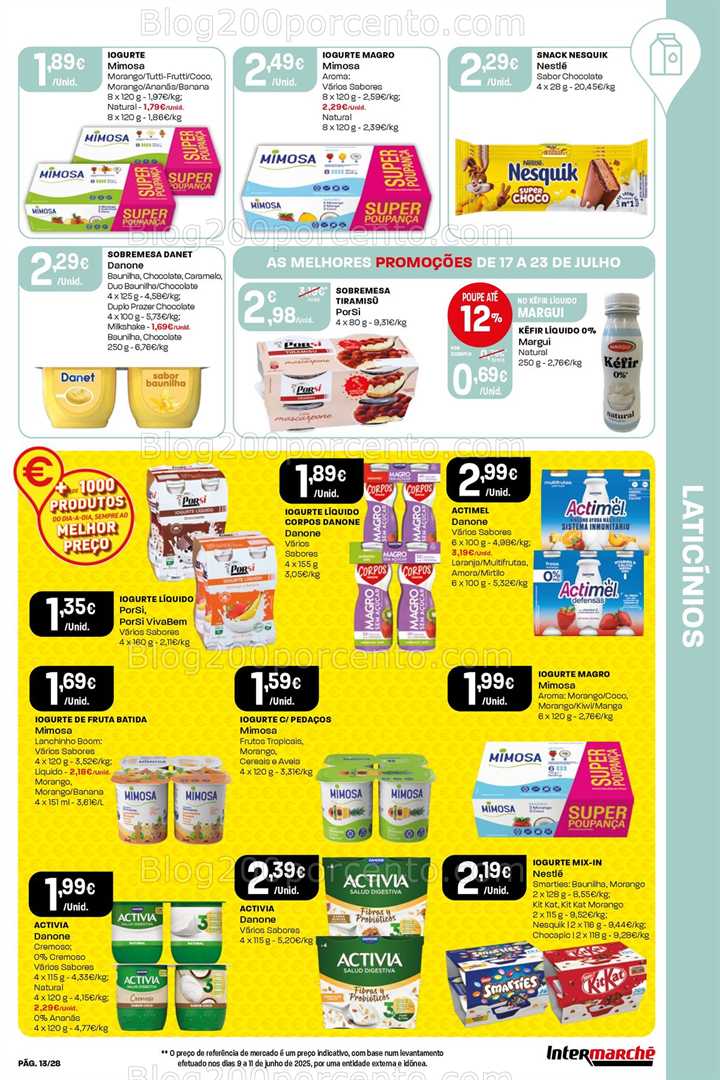 Antevisão Folheto INTERMARCHÉ Super Promoções de 17 a 23 julho