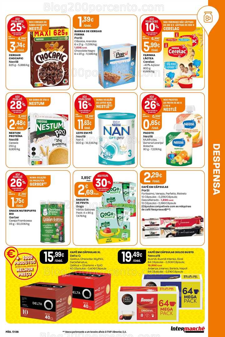 Antevisão Folheto INTERMARCHÉ Super Promoções de 17 a 23 julho