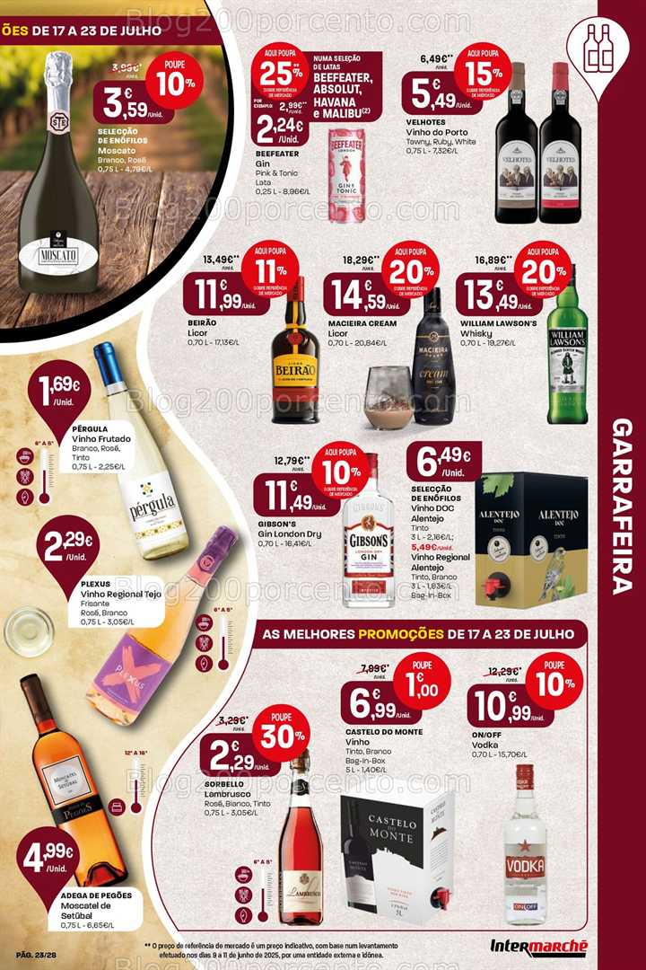 Antevisão Folheto INTERMARCHÉ Super Promoções de 17 a 23 julho