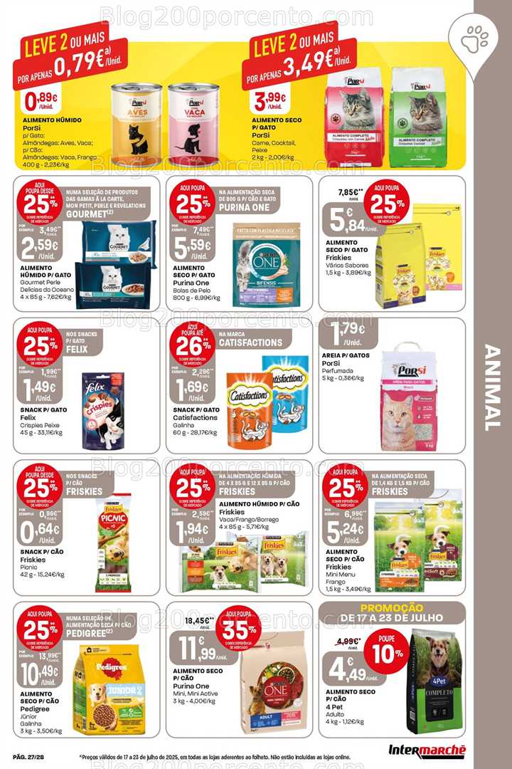 Antevisão Folheto INTERMARCHÉ Super Promoções de 17 a 23 julho