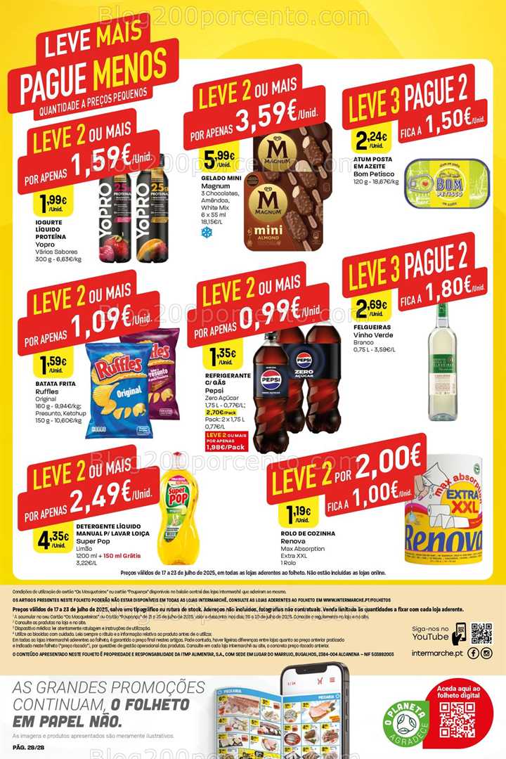 Antevisão Folheto INTERMARCHÉ Super Promoções de 17 a 23 julho