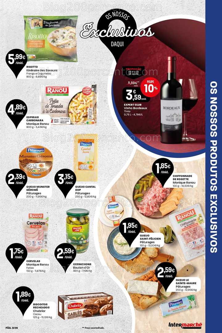 Antevisão Folheto INTERMARCHÉ Super Promoções de 17 a 23 julho