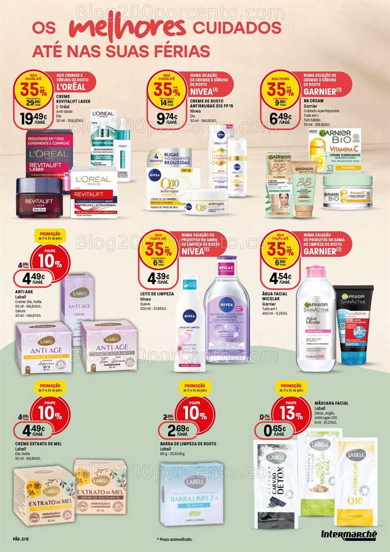 Antevisão Folheto INTERMARCHÉ Verão Promoções de 17 a 30 julho