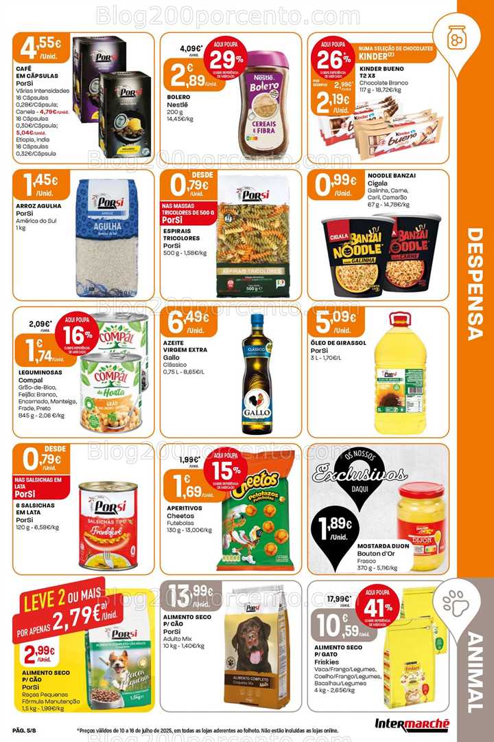 Antevisão Folheto INTERMARCHÉ Mini Promoções de 10 a 16 julho
