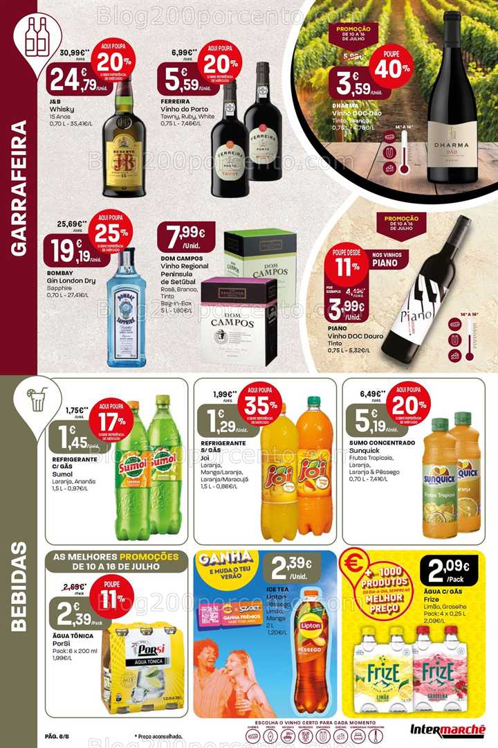 Antevisão Folheto INTERMARCHÉ Mini Promoções de 10 a 16 julho