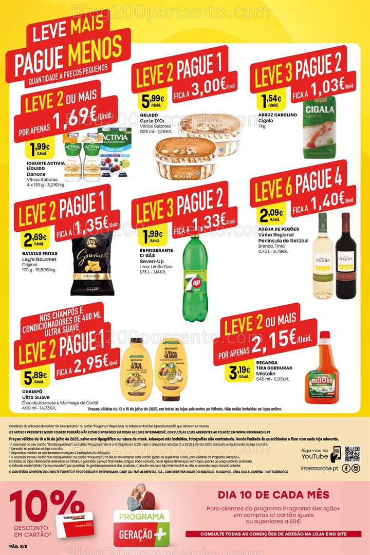 Antevisão Folheto INTERMARCHÉ Mini Promoções de 10 a 16 julho