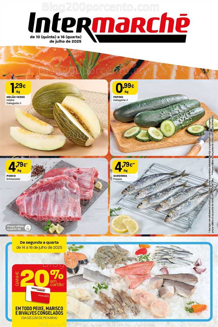 Antevisão Folheto INTERMARCHÉ Promoções de 10 a 16 julho