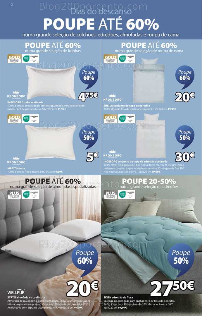 Antevisão Folheto JYSK Summer Sale Promoções de 3 a 16 julho all