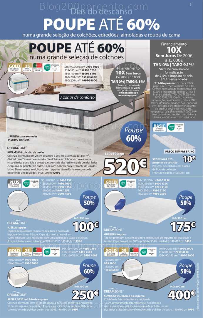 Antevisão Folheto JYSK Summer Sale Promoções de 3 a 16 julho all