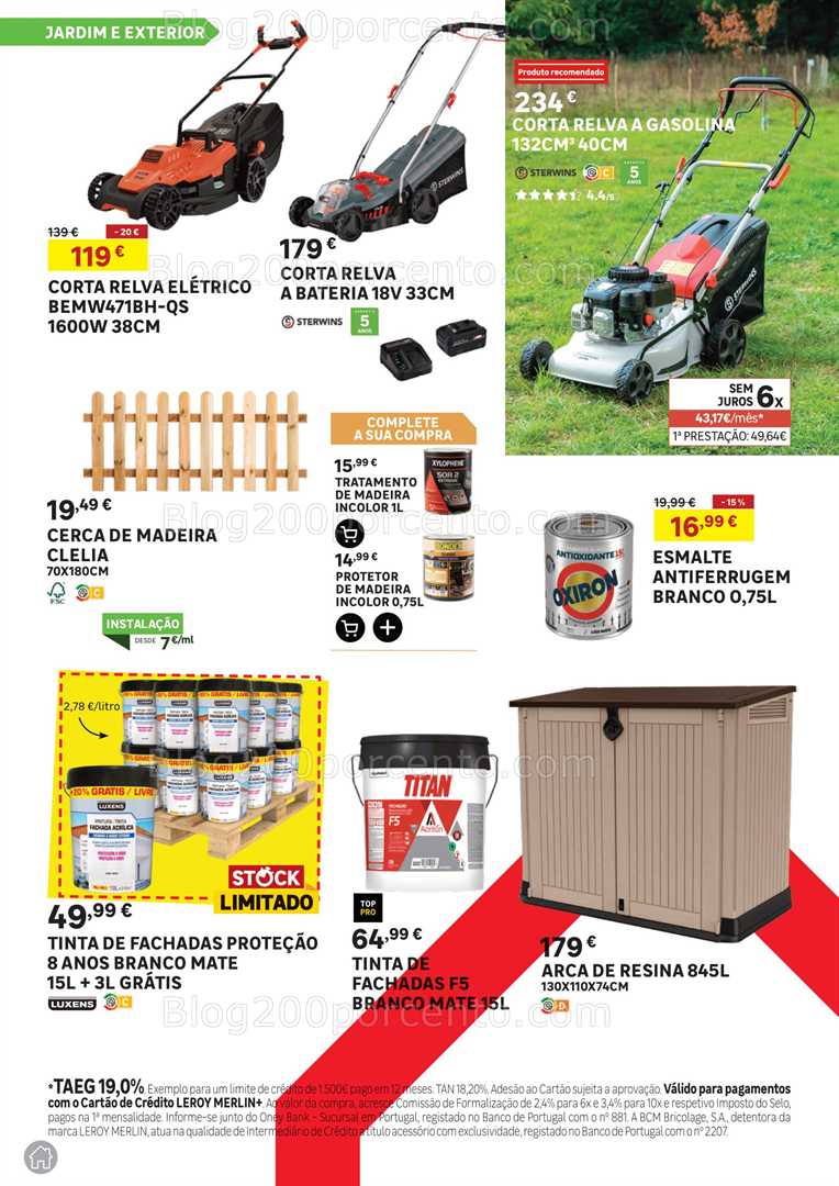 Antevisão Folheto LEROY MERLIN Promoções 24 julho a 19 agosto all