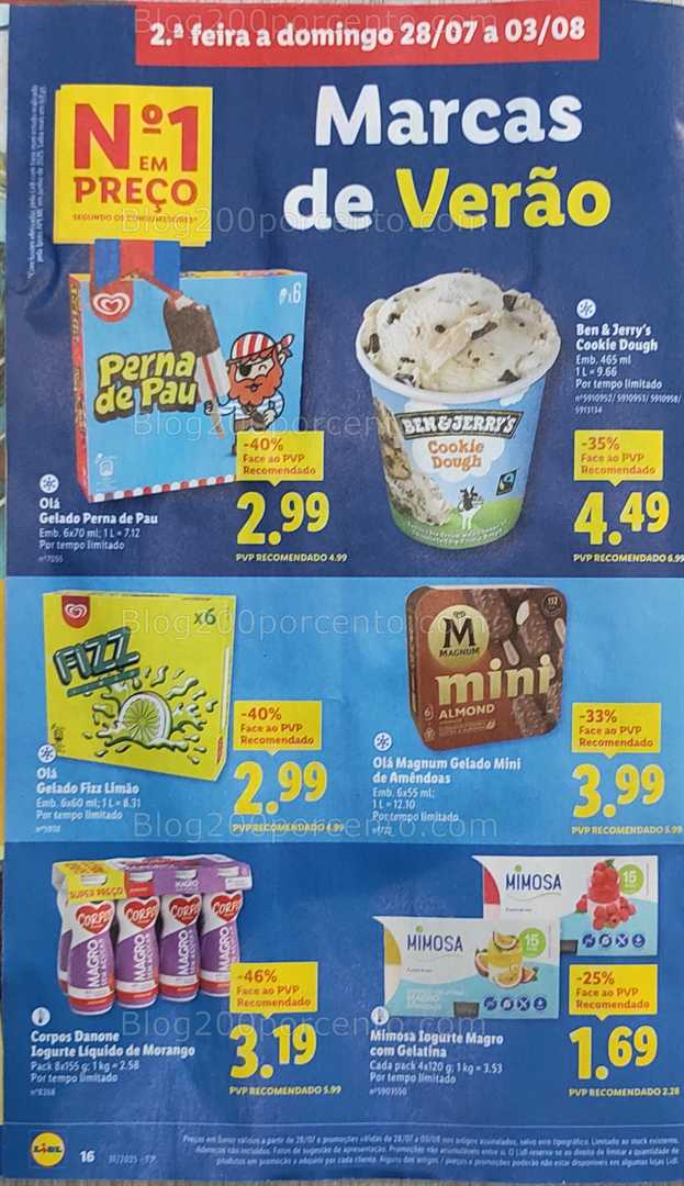 Antevisão Folheto LIDL Promoções 28 julho a 3 agosto all
