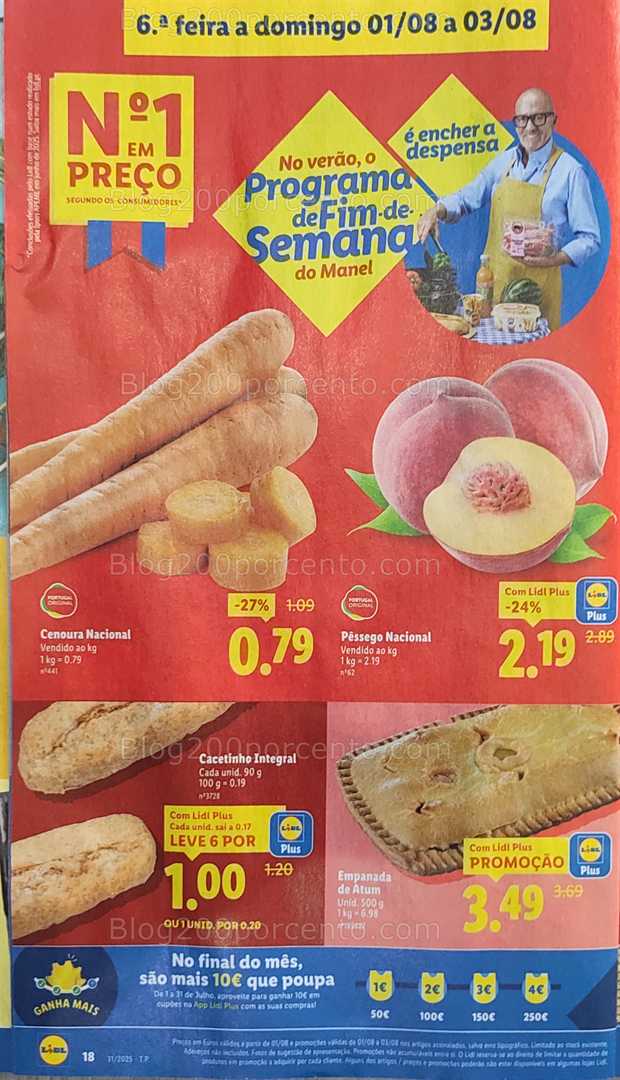 Antevisão Folheto LIDL Promoções 28 julho a 3 agosto all