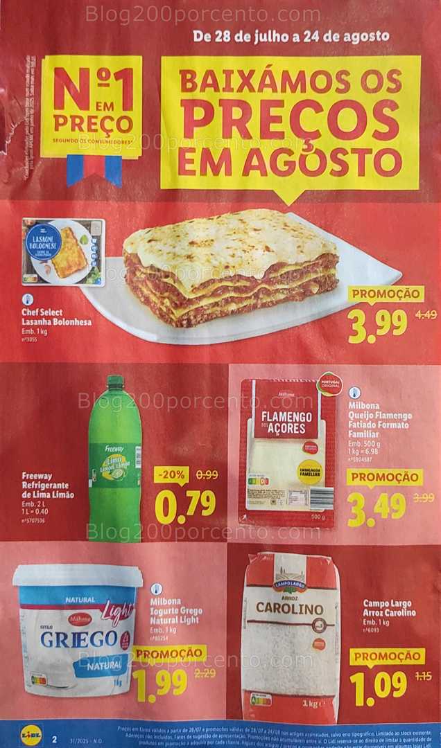 Antevisão Folheto LIDL Promoções 28 julho a 3 agosto all