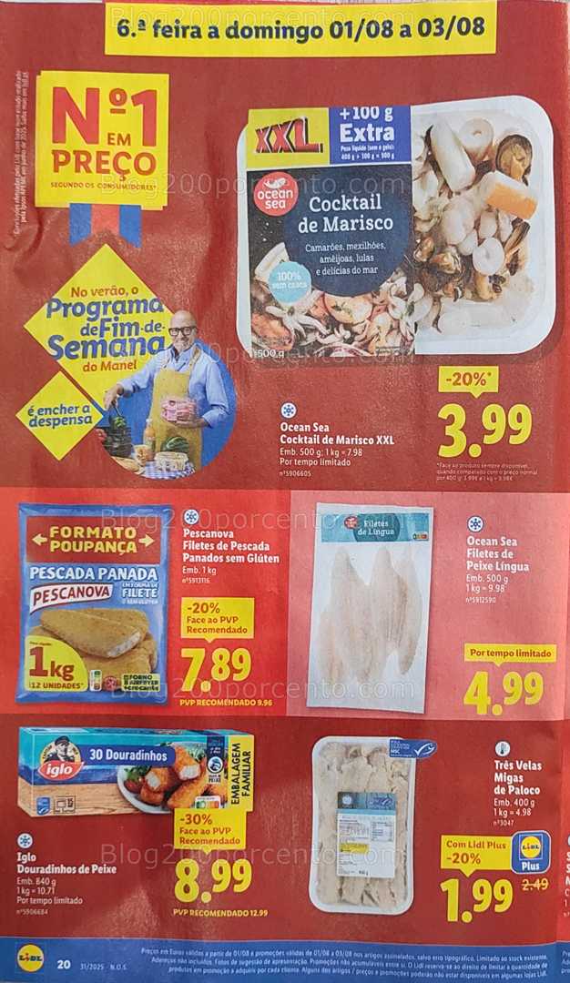 Antevisão Folheto LIDL Promoções 28 julho a 3 agosto all