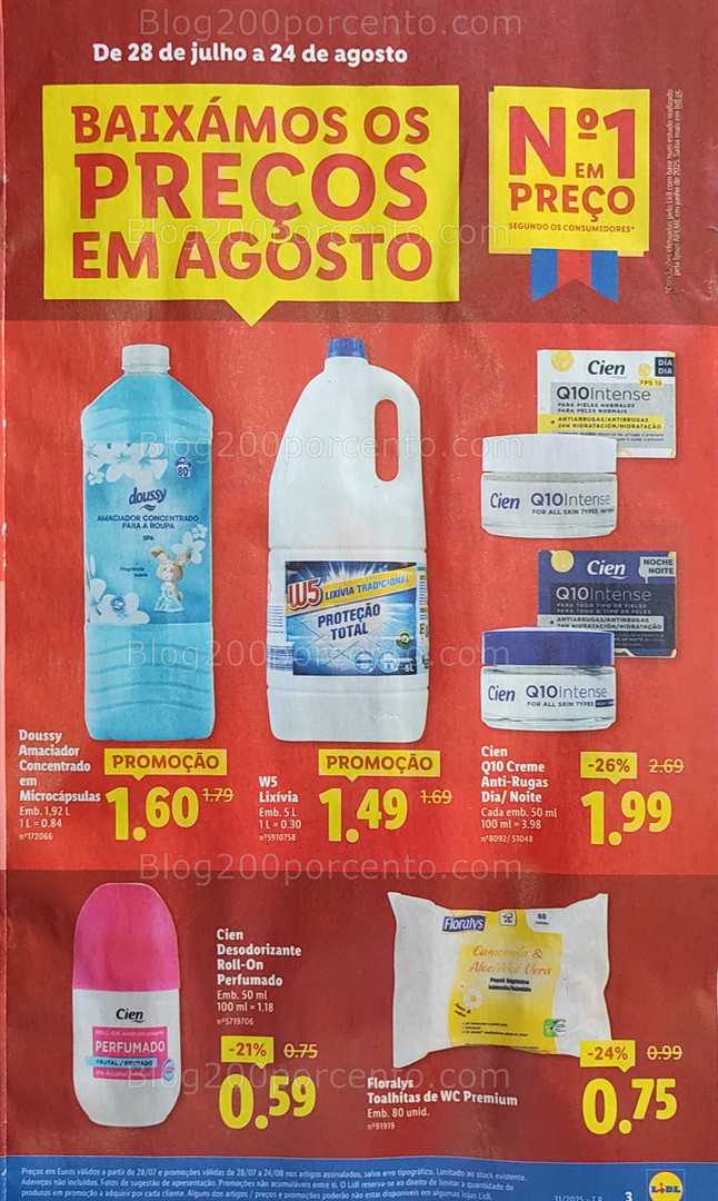 Antevisão Folheto LIDL Promoções 28 julho a 3 agosto all