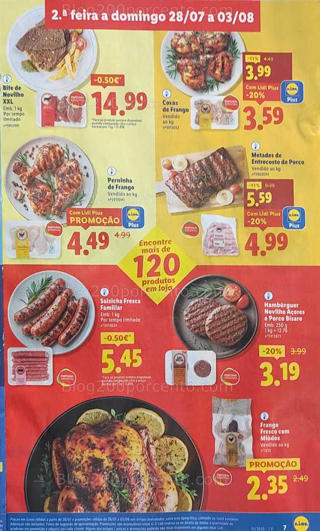 Antevisão Folheto LIDL Promoções 28 julho a 3 agosto all