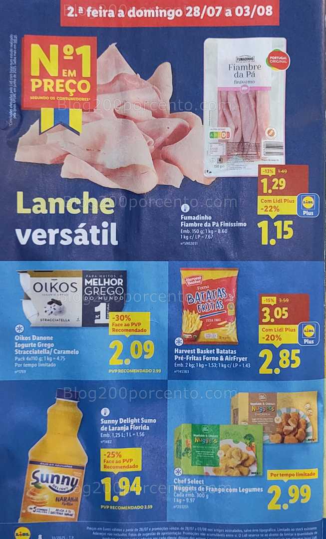 Antevisão Folheto LIDL Promoções 28 julho a 3 agosto all