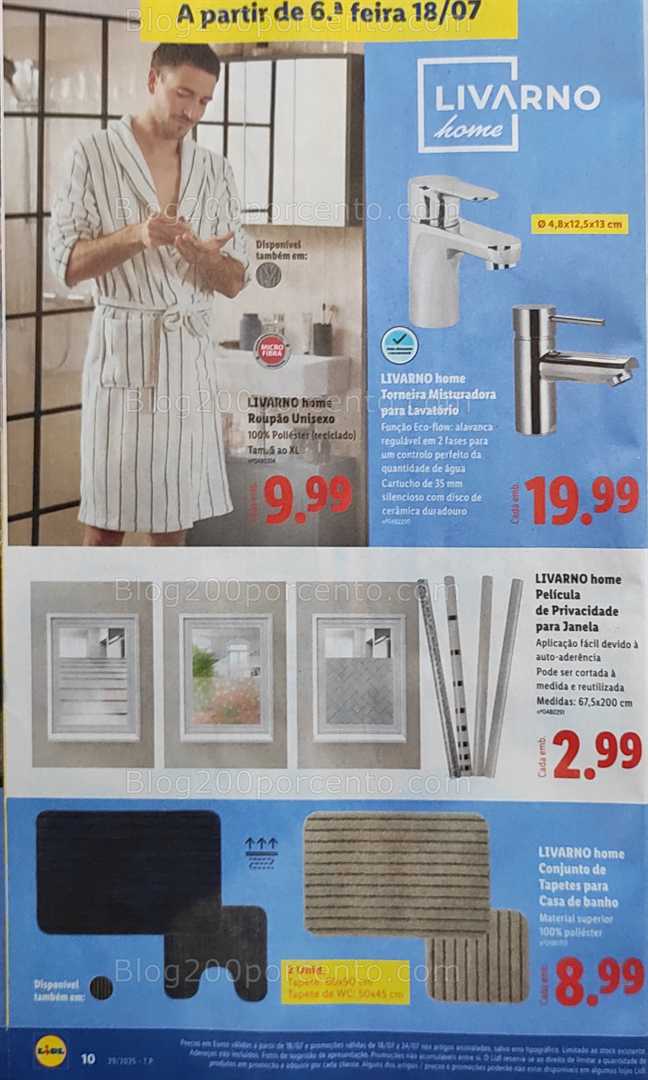 Antevisão Folheto LIDL Bazar Promoções 14 a 24 julho bazar 18