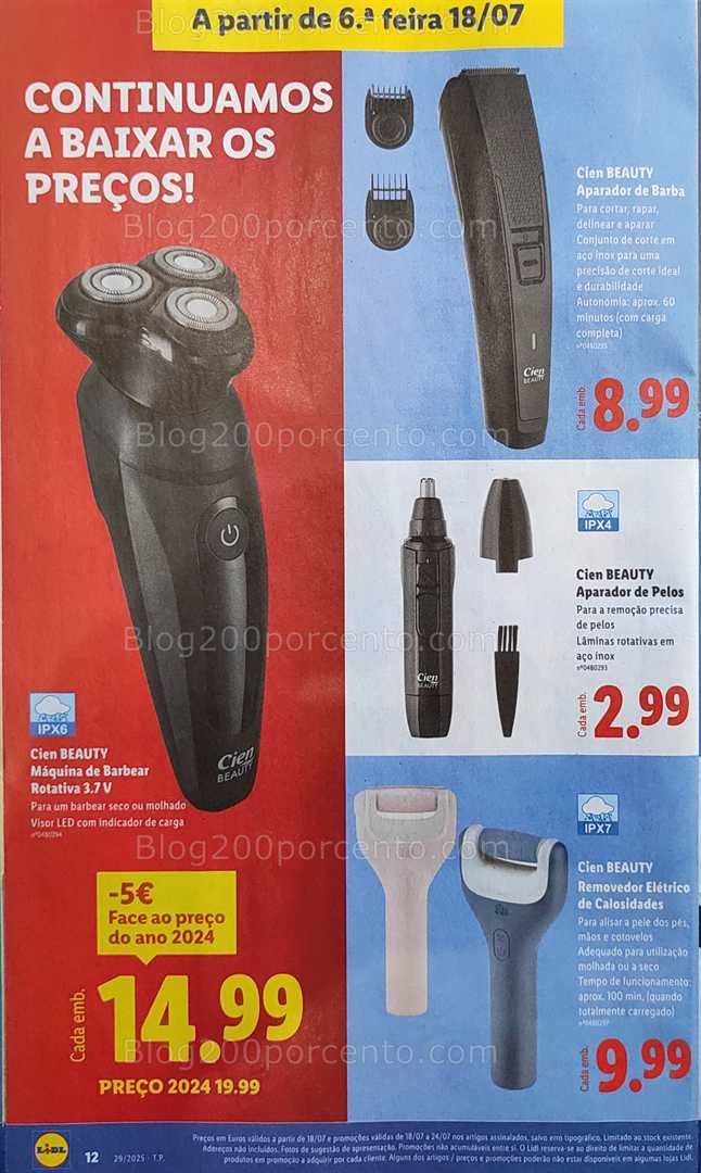Antevisão Folheto LIDL Bazar Promoções 14 a 24 julho bazar 18