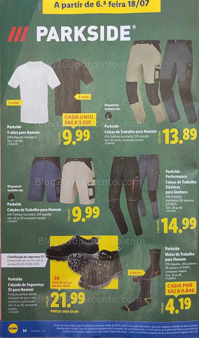 Antevisão Folheto LIDL Bazar Promoções 14 a 24 julho bazar 18
