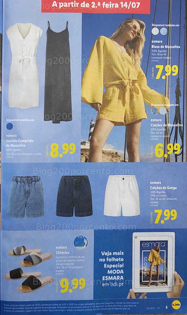 Antevisão Folheto LIDL Bazar Promoções 14 a 24 julho all