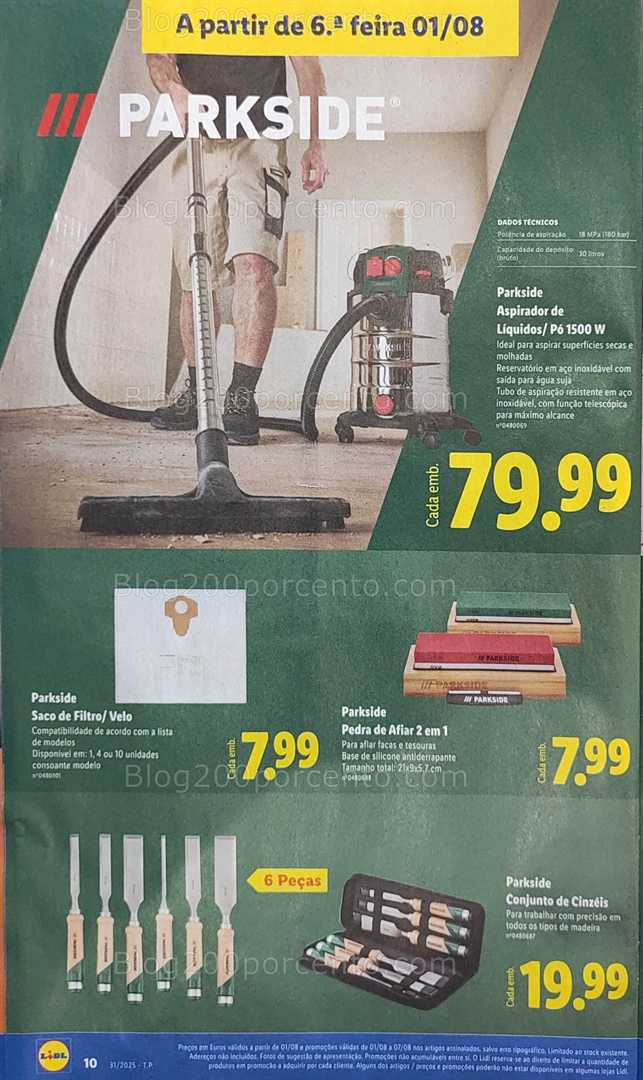 Antevisão Folheto LIDL Bazar Promoções 28 julho a 7 agosto all