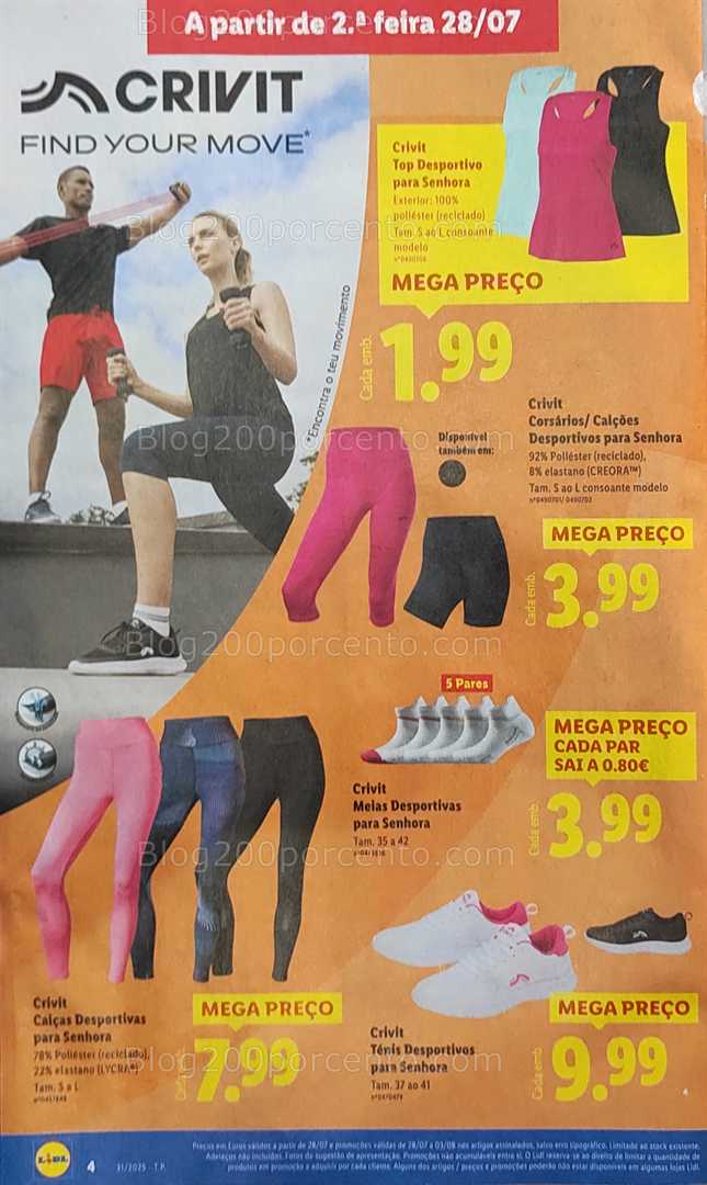 Antevisão Folheto LIDL Bazar Promoções 28 julho a 7 agosto all