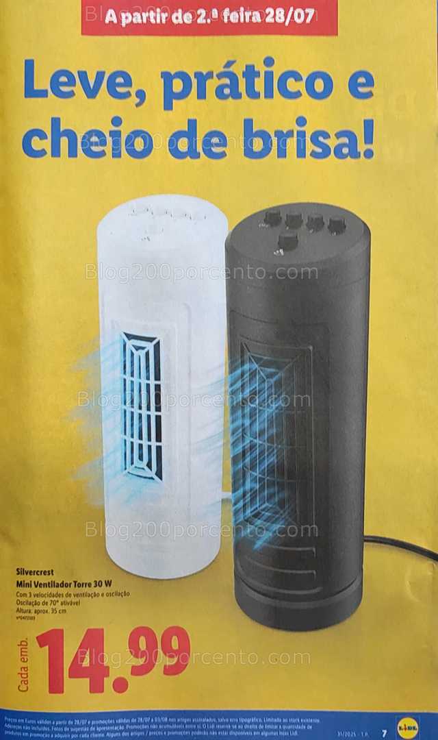 Antevisão Folheto LIDL Bazar Promoções 28 julho a 7 agosto all