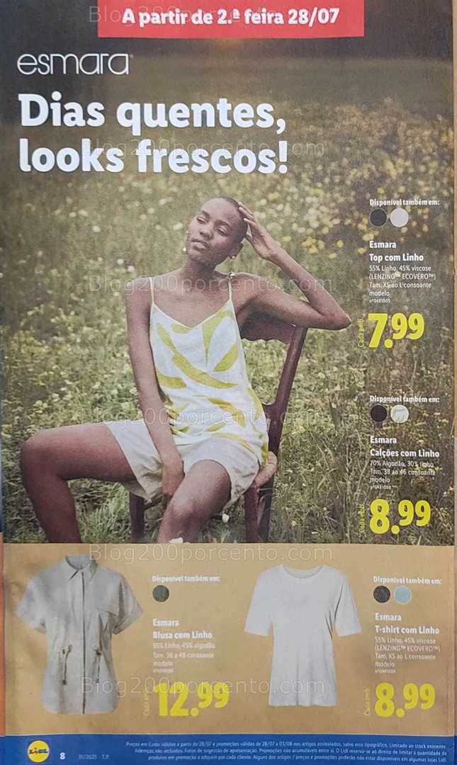 Antevisão Folheto LIDL Bazar Promoções 28 julho a 7 agosto all