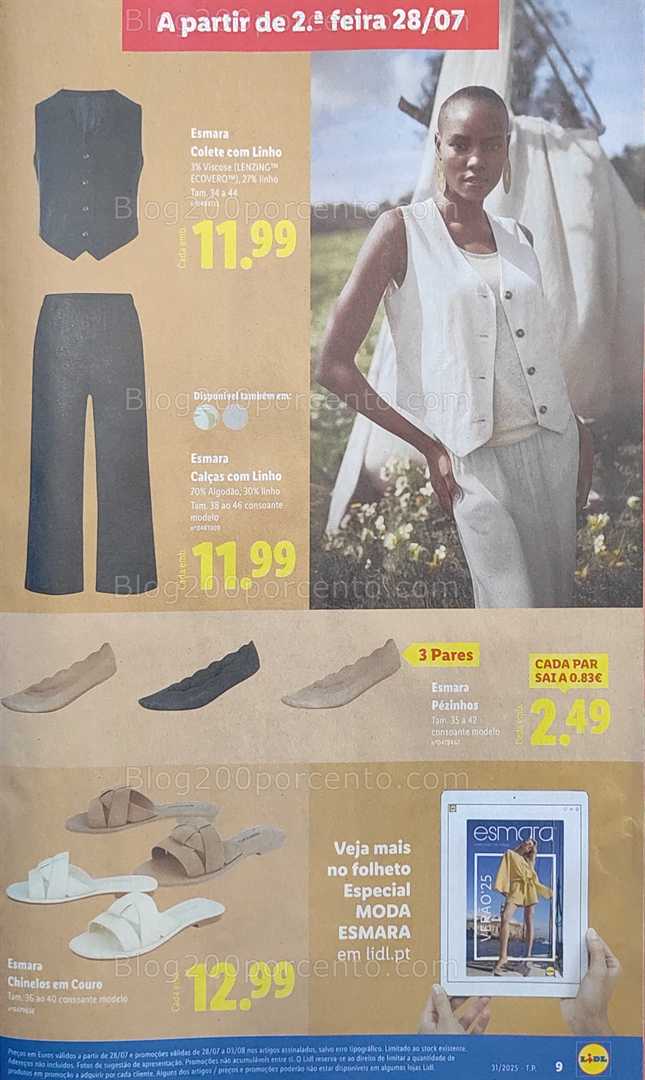 Antevisão Folheto LIDL Bazar Promoções 28 julho a 7 agosto all