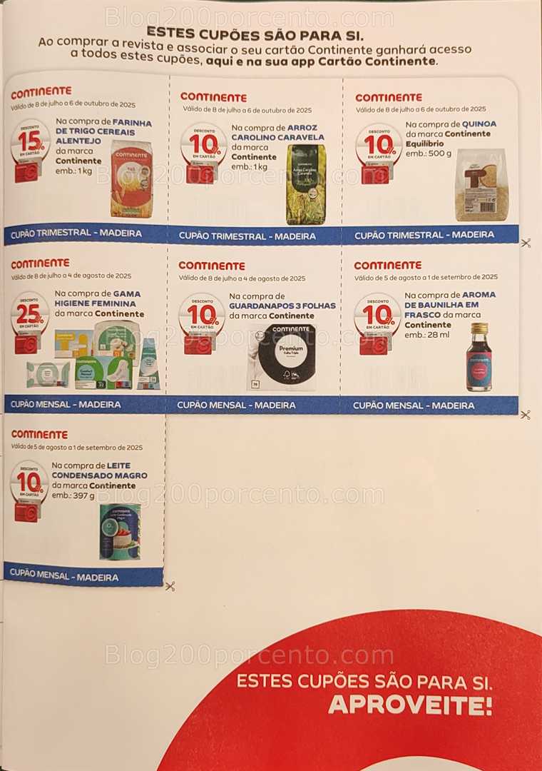 Antevisão Revista CONTINENTE Magazine Verão Julho a Setembro - Vales de Desconto