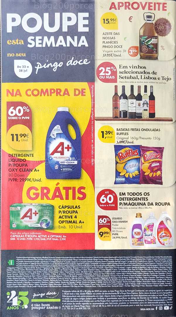 Antevisão Folheto PINGO DOCE Promoções de 22 a 28 julho all