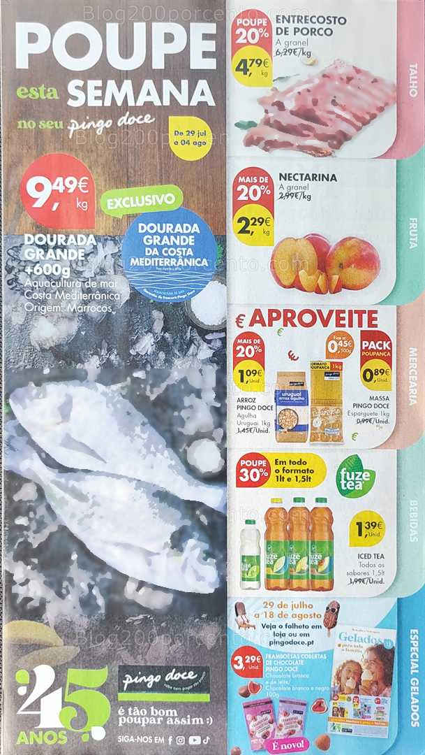 Antevisão Folheto PINGO DOCE Promoções de 29 julho a 4 agosto all