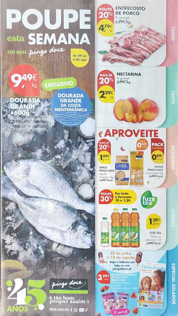 Antevisão Folheto PINGO DOCE Promoções de 29 julho a 4 agosto all