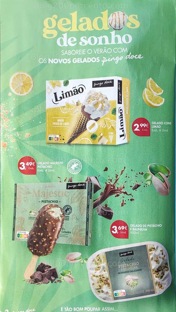 Antevisão Folheto PINGO DOCE Gelados Promoções de 29 julho a 18 agosto all