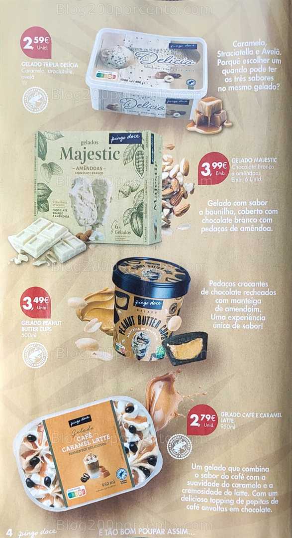 Antevisão Folheto PINGO DOCE Gelados Promoções de 29 julho a 18 agosto all