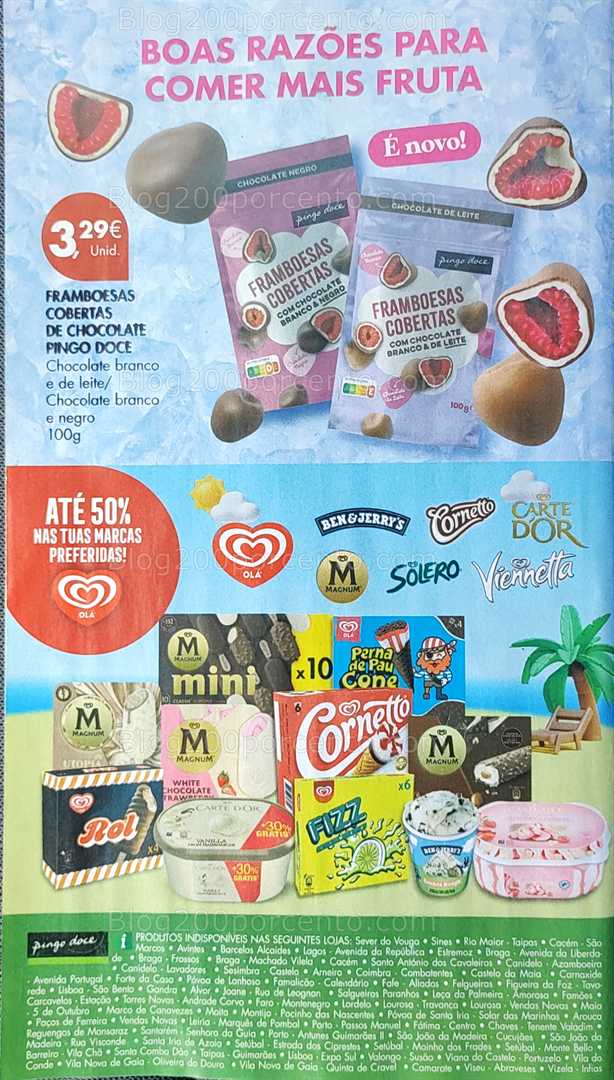 Antevisão Folheto PINGO DOCE Gelados Promoções de 29 julho a 18 agosto all