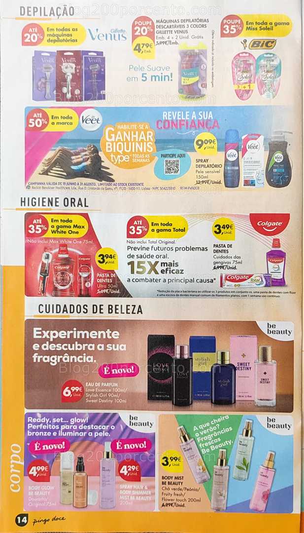 Antevisão Folheto PINGO DOCE Beleza Verão - 22 julho a 4 agosto all