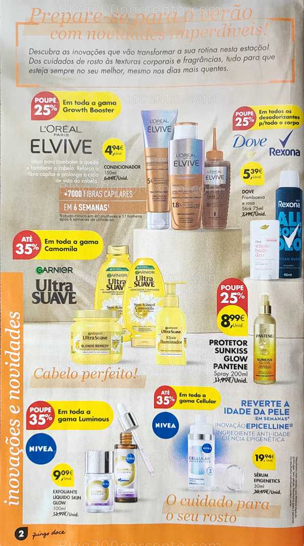 Antevisão Folheto PINGO DOCE Beleza Verão - 22 julho a 4 agosto all