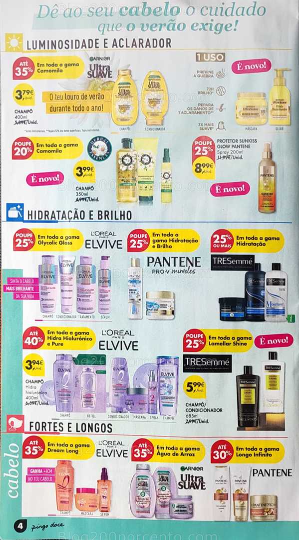 Antevisão Folheto PINGO DOCE Beleza Verão - 22 julho a 4 agosto all