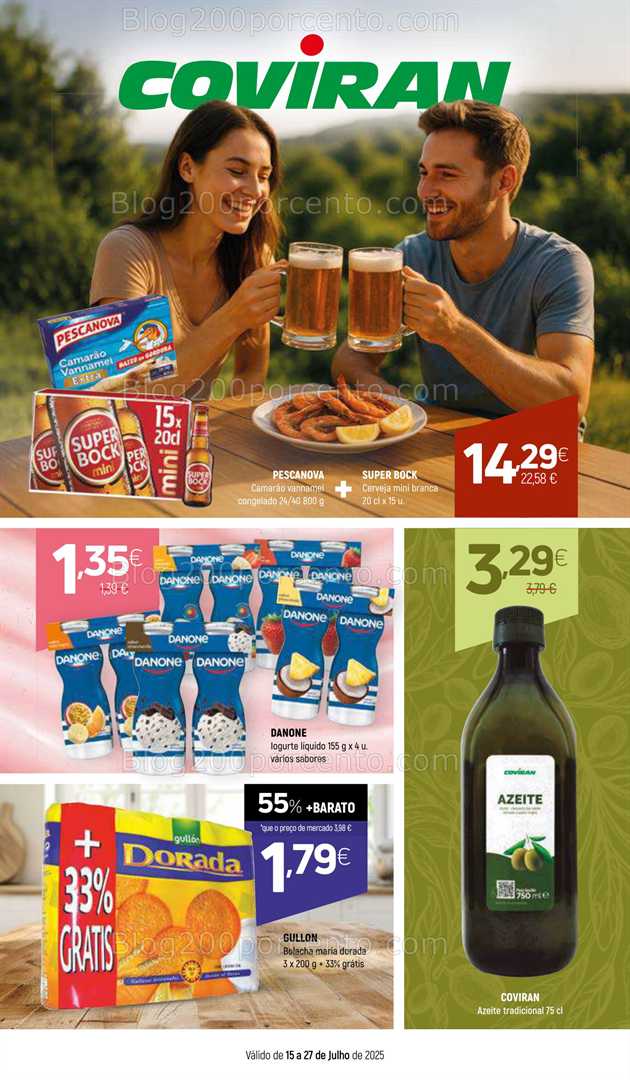 Antevisão Folheto COVIRAN Promoções de 15 a 27 julho all