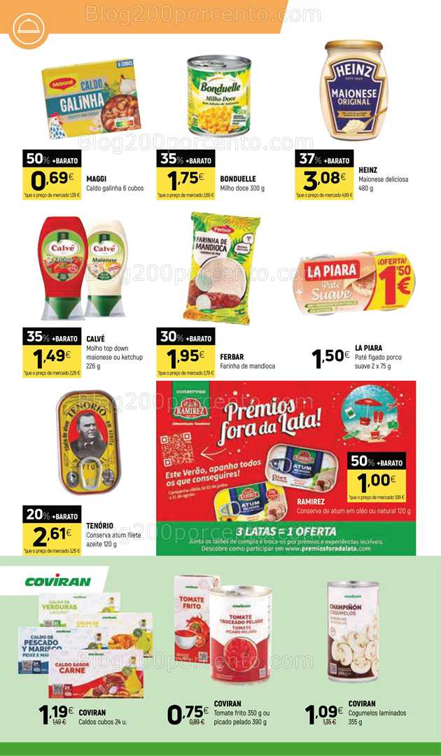 Antevisão Folheto COVIRAN Promoções de 15 a 27 julho all