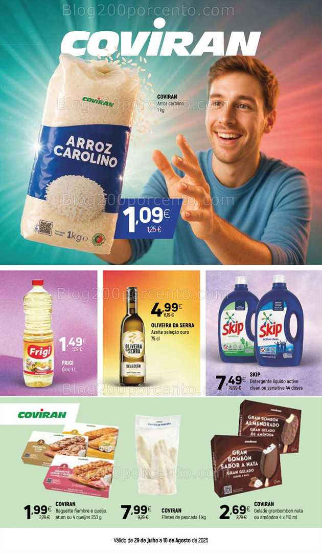 Antevisão Folheto COVIRAN Promoções de 29 julho a 10 agosto all