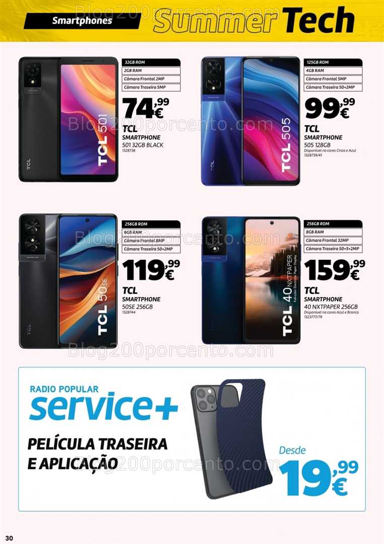 Antevisão Folheto RADIO POPULAR Especial Verão Promoções de 4 a 31 julho all
