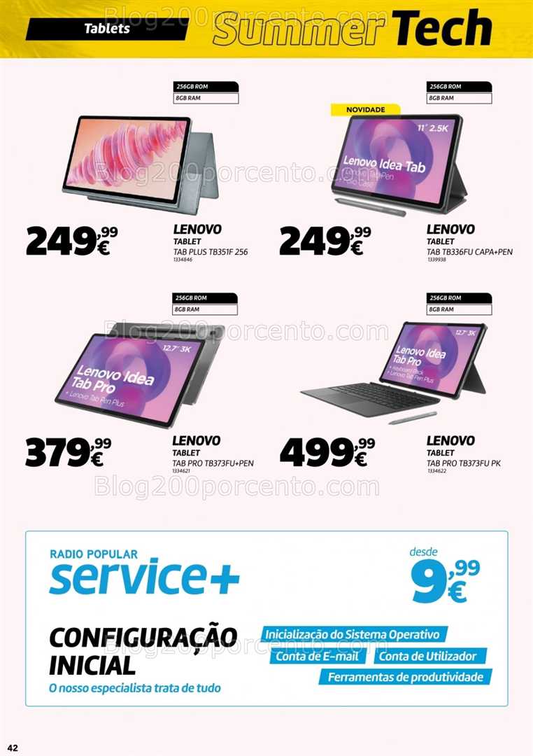 Antevisão Folheto RADIO POPULAR Especial Verão Promoções de 4 a 31 julho all