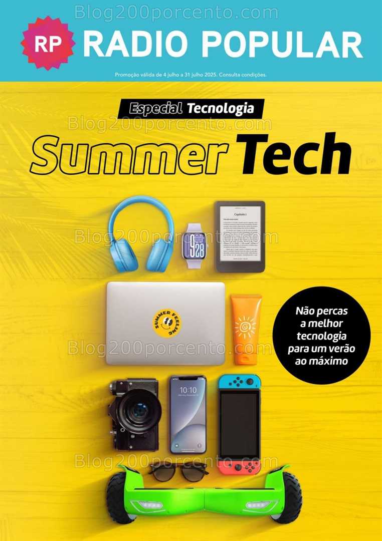Antevisão Folheto RADIO POPULAR Especial Verão Promoções de 4 a 31 julho all