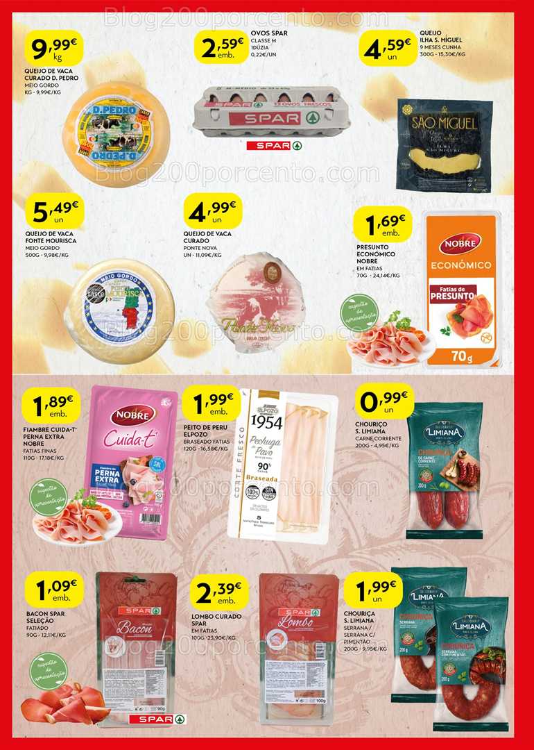 Antevisão Folheto SPAR Promoções 22 julho a 3 agosto all