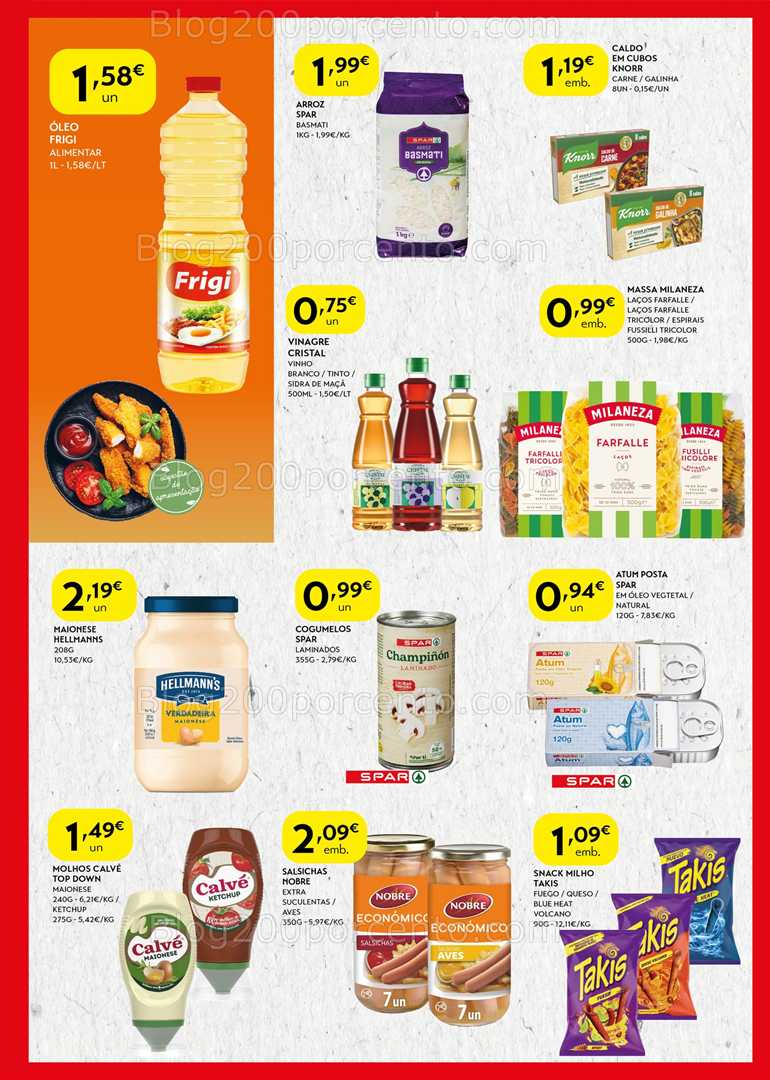 Antevisão Folheto SPAR Promoções 22 julho a 3 agosto all